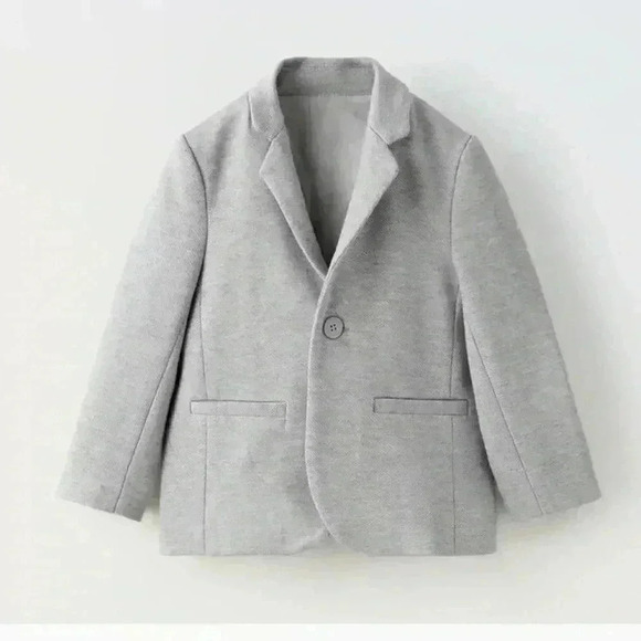 ZARA STRETCH SUIT JACKET AND PANTS - Picture 2 of 16